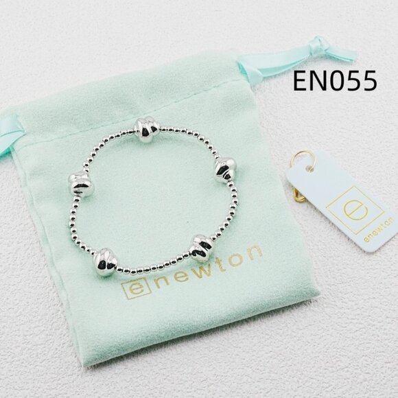 Enewton Platinum Spiral Bead Mix Bracelet - Picture 3 of 4